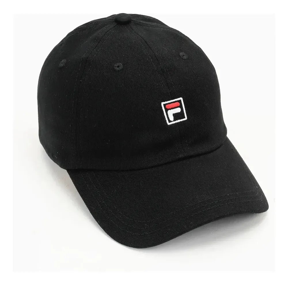 Boné Adulto Fila Style F-box Aba Curva Preto Único