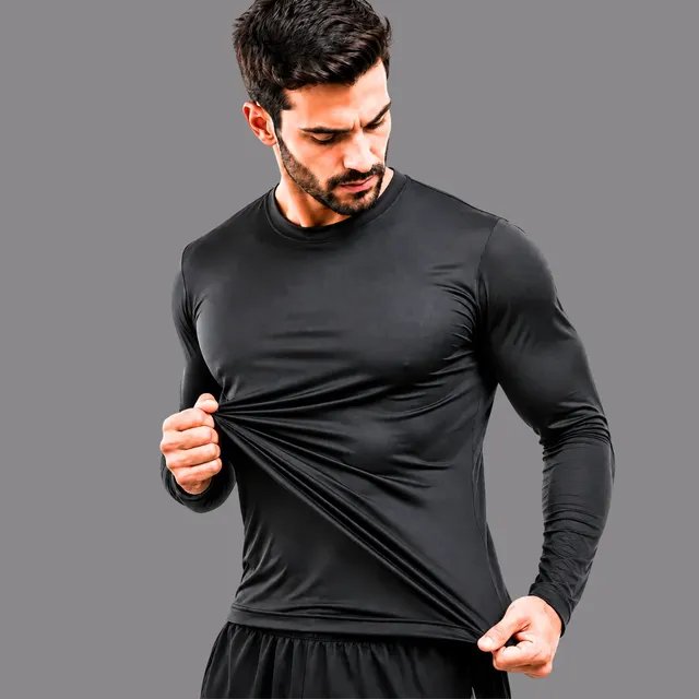 Camisa Manga Longa Uv 50 Proteção Mascunino Sol Segunda Pele