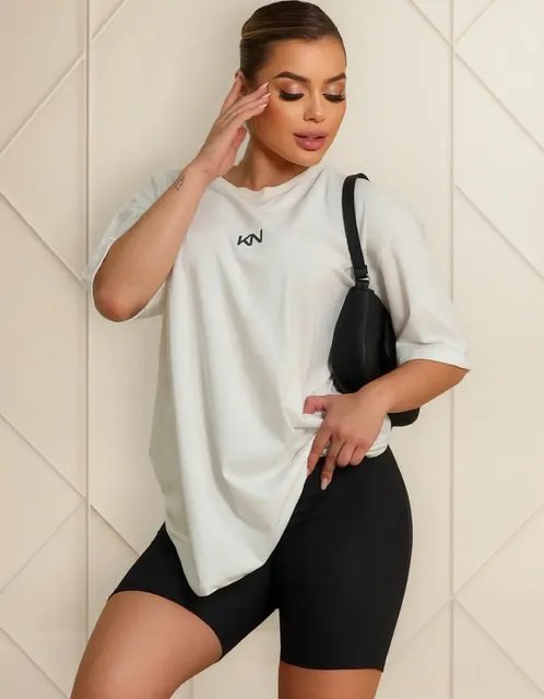 Camisetão Oversized Feminino Comprido Vestido Street Koenig
