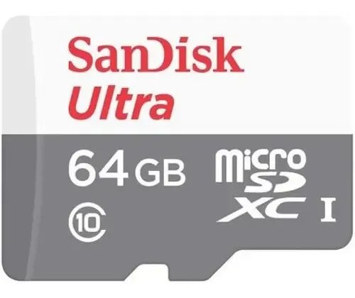 Cartão De Memória + Micro Sd 64gb Sandisk Ultra Class 10