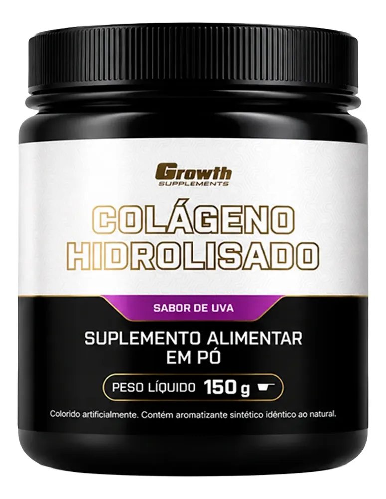 Colágeno Hidrolisado 150g Growth Supplements Uva