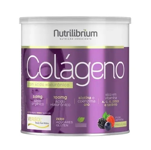 Colágeno Nutrilibrium em pó sabor Frutas vermelhas x 200g