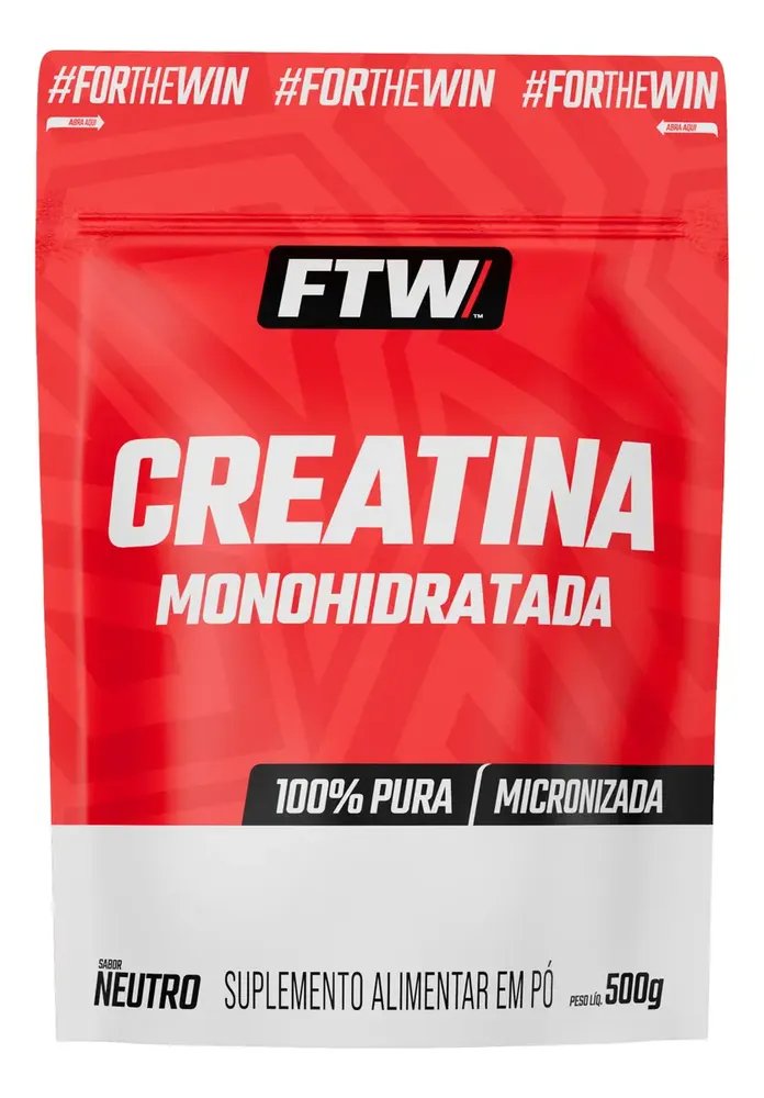 Creatina FTW em pó Sem sabor x 500g