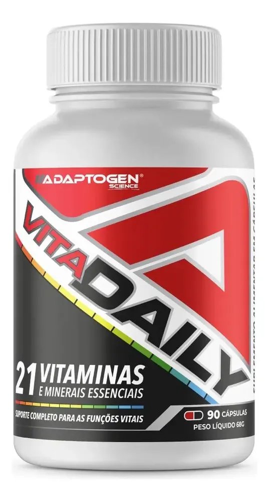 Multivitamínico Adaptogen Vita Daily 90 Cápsulas Veganas Completas