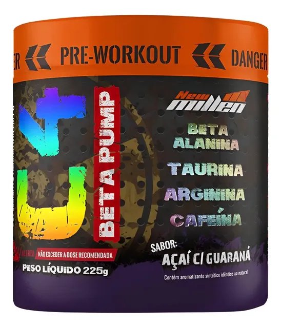 Pré Treino C4 Beta Pump 225g New Millen Eleito 4x Melhor Br