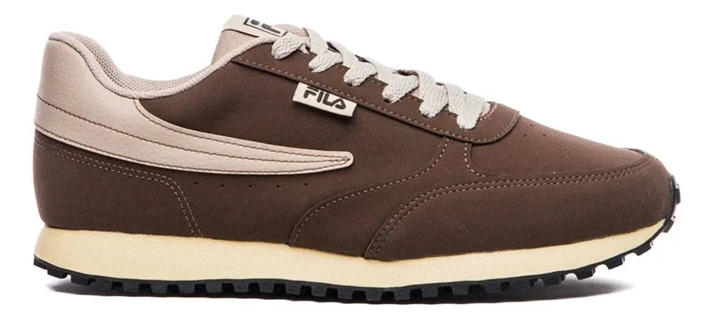 Tênis Fila Renno Classic Sl Masculino Leve Confortável Marrom/castanho
