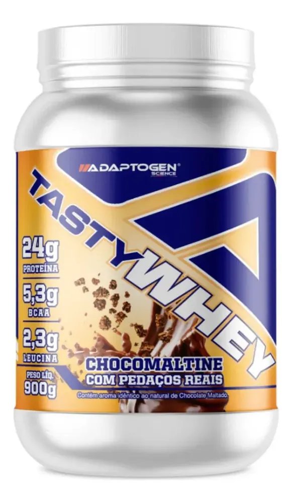 Proteina Para Ectomorfo Tasty Whey Sabor Chocomaltine 900g Sabor Choco Maltine