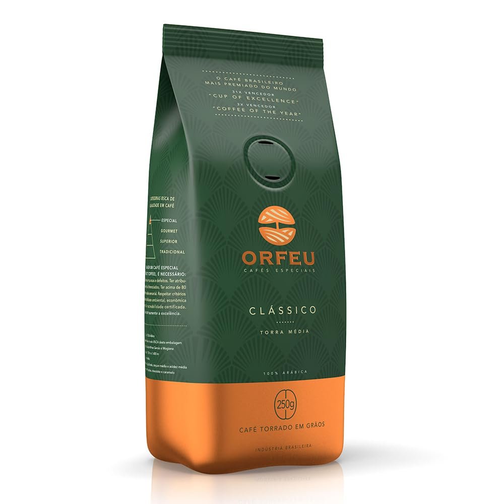 Café Orfeu Clássico em Grãos 250g