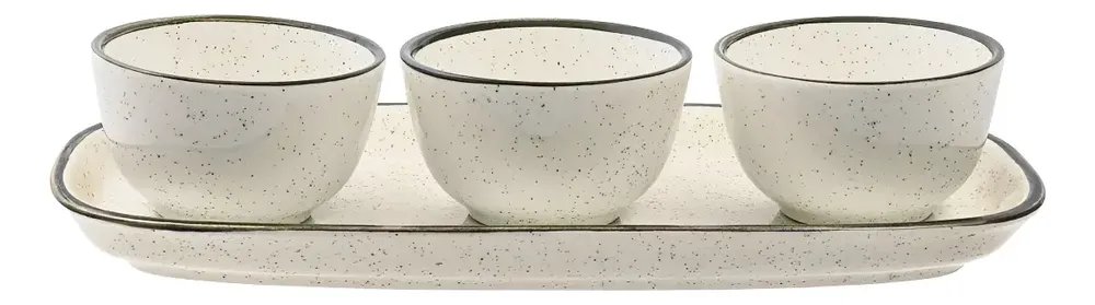 Conjunto Para Servir 4 Peças Brisa Unni Oxford