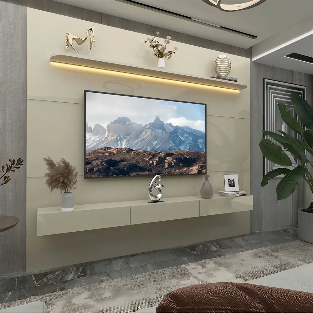Estante Home Para Tv Até 85 Polegadas Com Led 1 Jewt