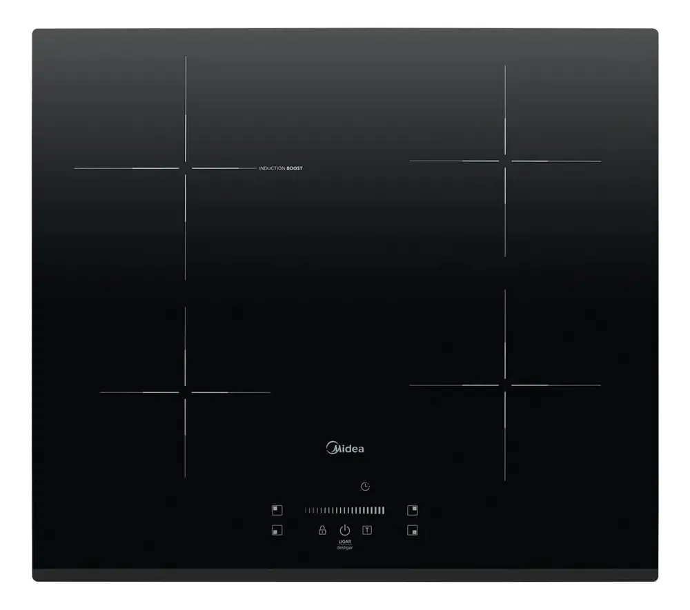 Cooktop 4 Bocas De Indução Even Pro Midea Cor Preto
