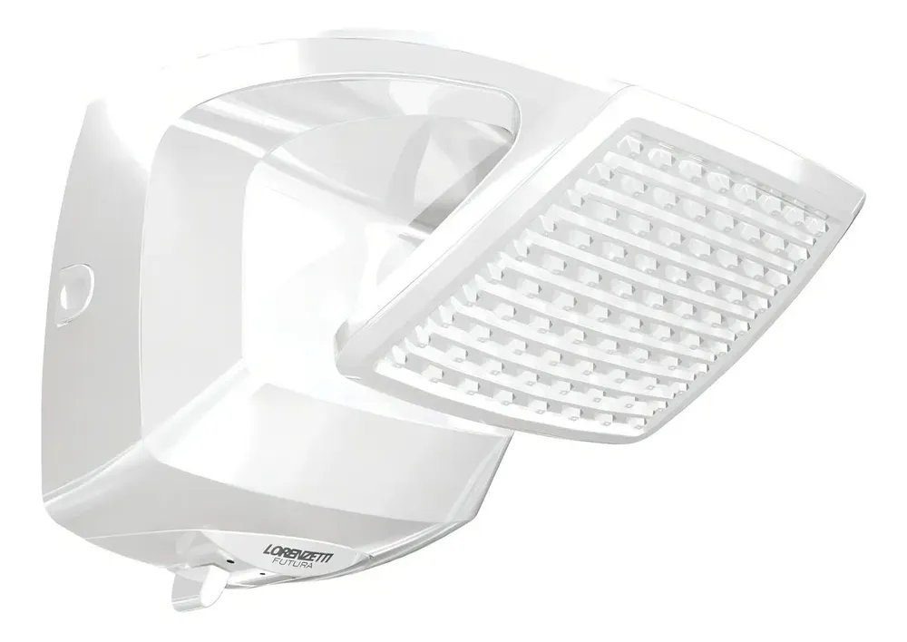 Lorenzetti Futura Ducha de Parede Multitemperaturas Design Moderno Branco 7500W 220v