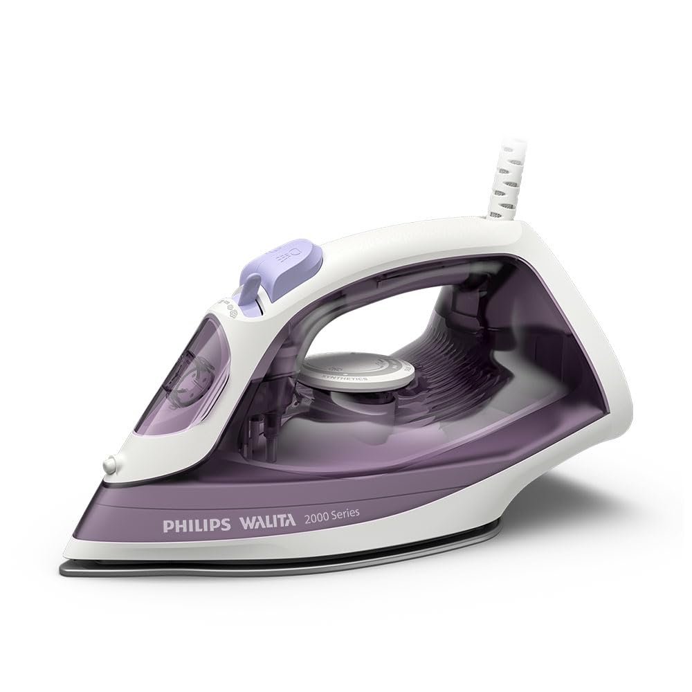 Philips Walita Ferro a Vapor Série 2000 1400W, Roxo, 110V