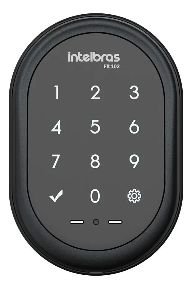 Fechadura Digital De Sobrepor Fr 102 Preto Intelbras