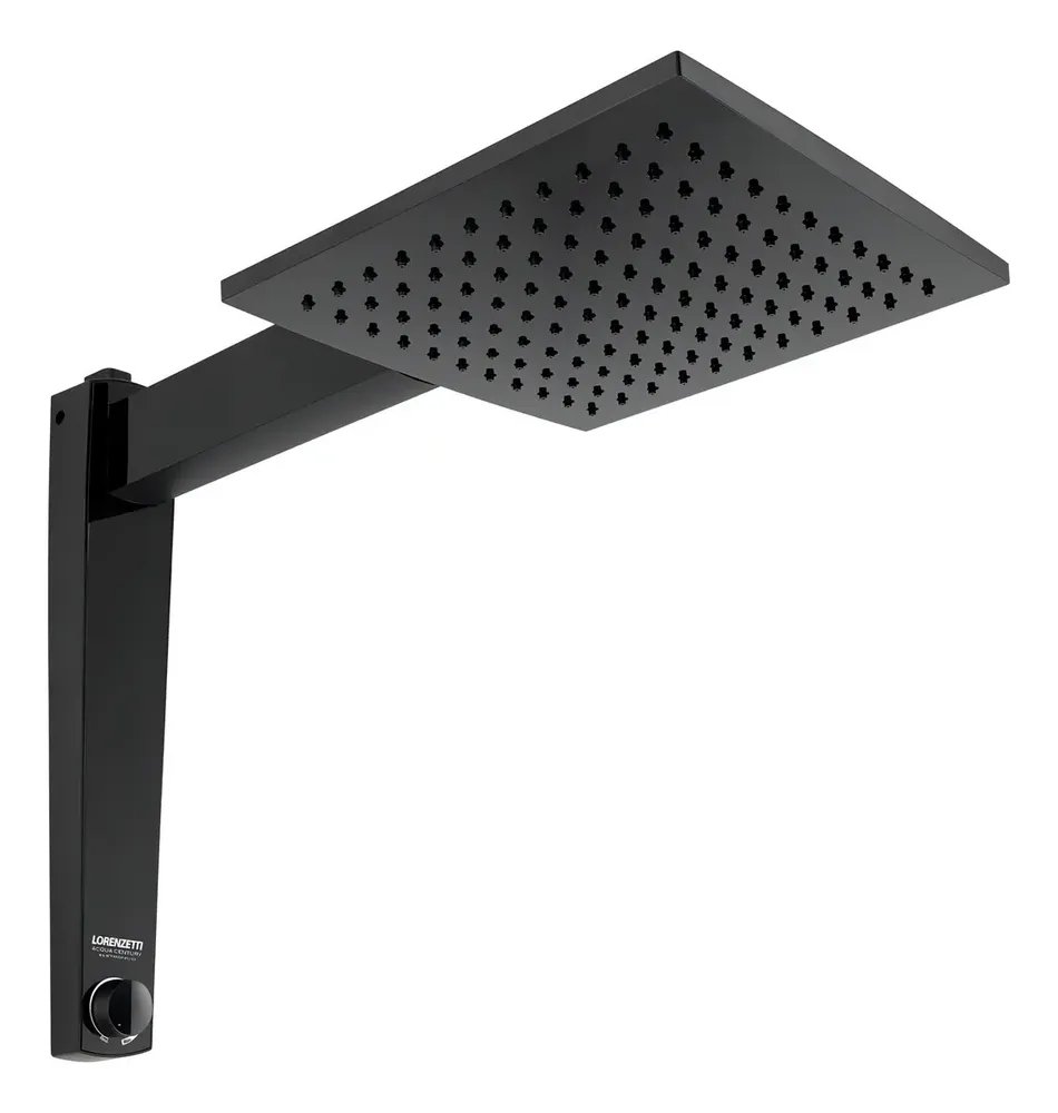 Chuveiro Ducha Eletrônico Acqua Century Lorenzetti Cor Preto Potência 7500 W
