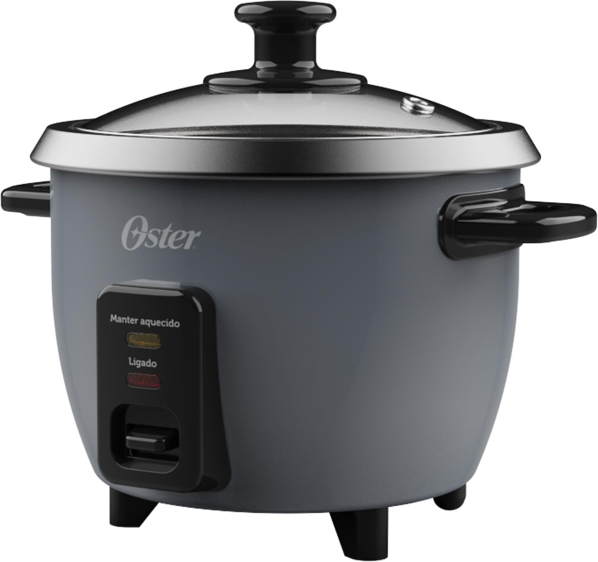 Panela Elétrica de Arroz Oster Grafite, 0,6L, OPAN306, 127V
