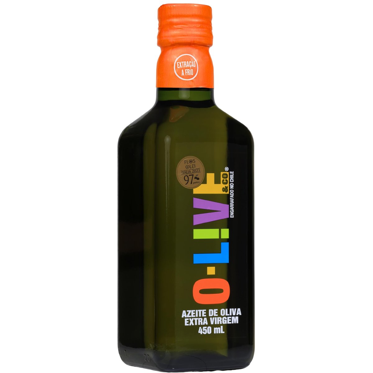 Azeite de oliva extra virgem, O-LIVE & Co, Chileno, vidro, 450ml