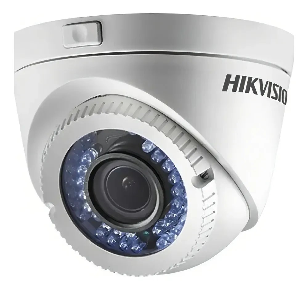 Câmera de Segurança Residencial Dome Hikvision Ds-2ce56c0t-vfir3f 720p 4.0 1mp 2,8mm