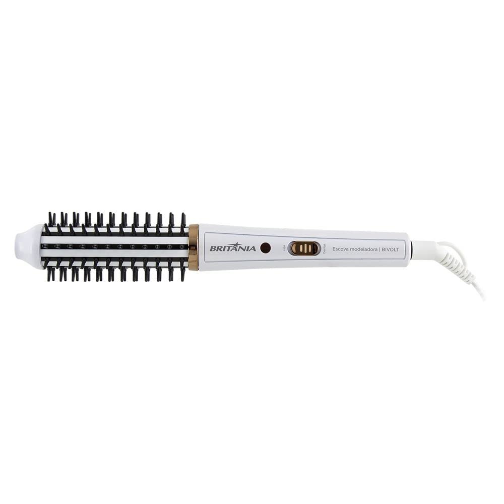 Britânia Escova Modeladora BEC04 2 em 1 Bivolt Plástico e Metal