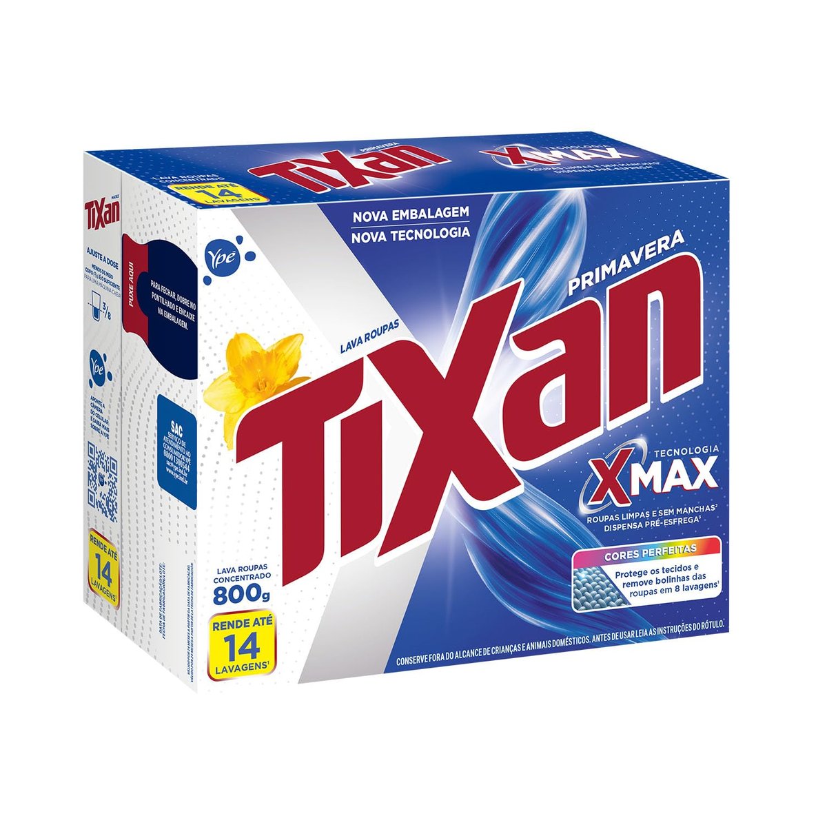Sabão em Pó Tixan Ypê Primavera 800g