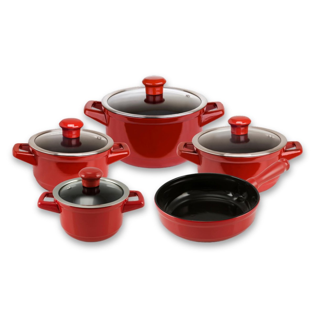 Ceraflame Conjunto Panelas de Cerâmica Duo Smart 5 Peças Pomodoro