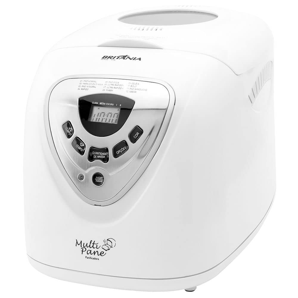 Britânia Panificadora, Multipane, 550W, Branco, 220v, Metal e Plástico