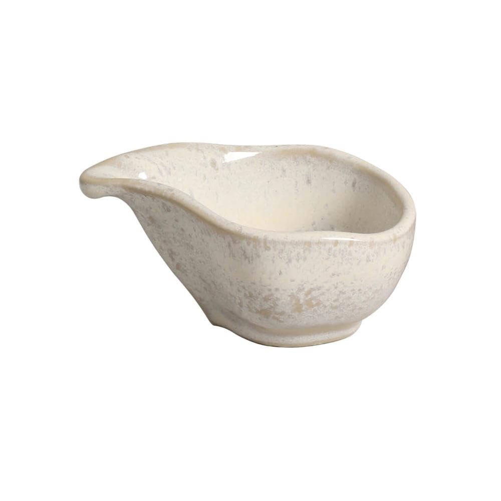 Porto Brasil Conjunto com 6 Molheiras Oval Orgânico Latte Ø8cm 40ml