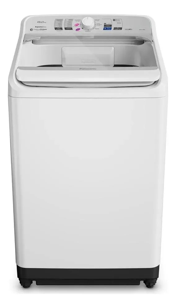 Maquina De Lavar Panasonic 15kg  Branca Na-f150b1wa 127v 127v Branco