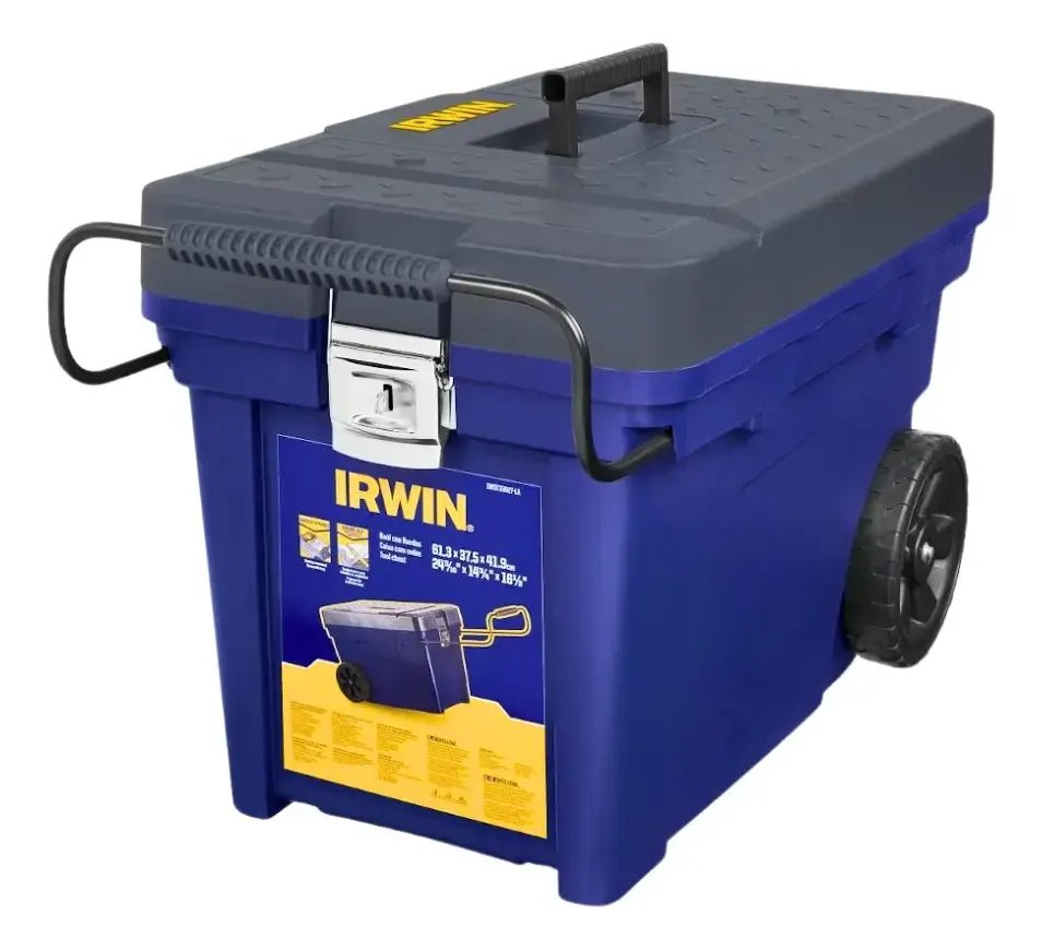 Caixa Para Ferramentas Com Rodas Bau Contractor - Irwin Cor Azul