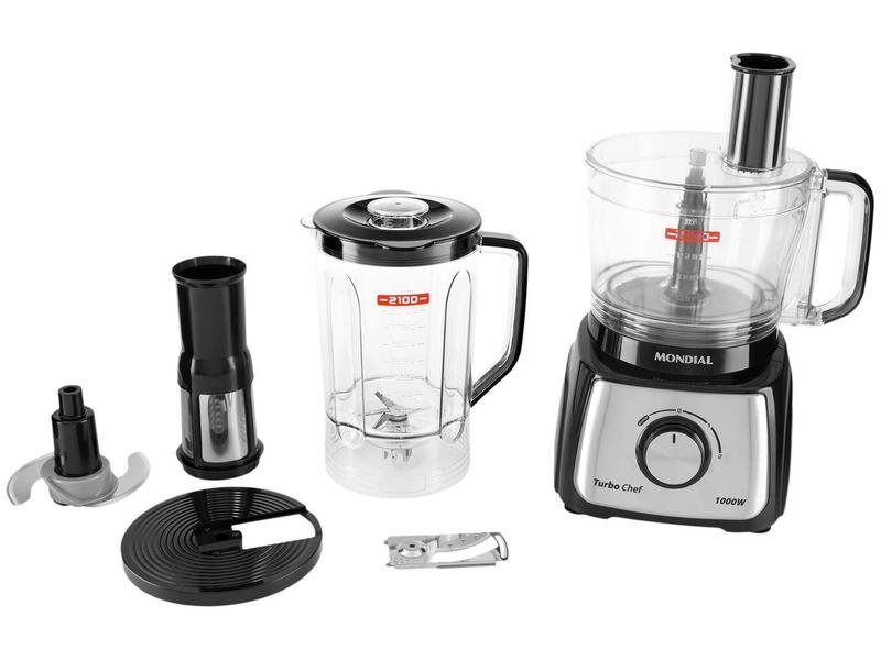 Multiprocessador de Alimentos Mondial Preto