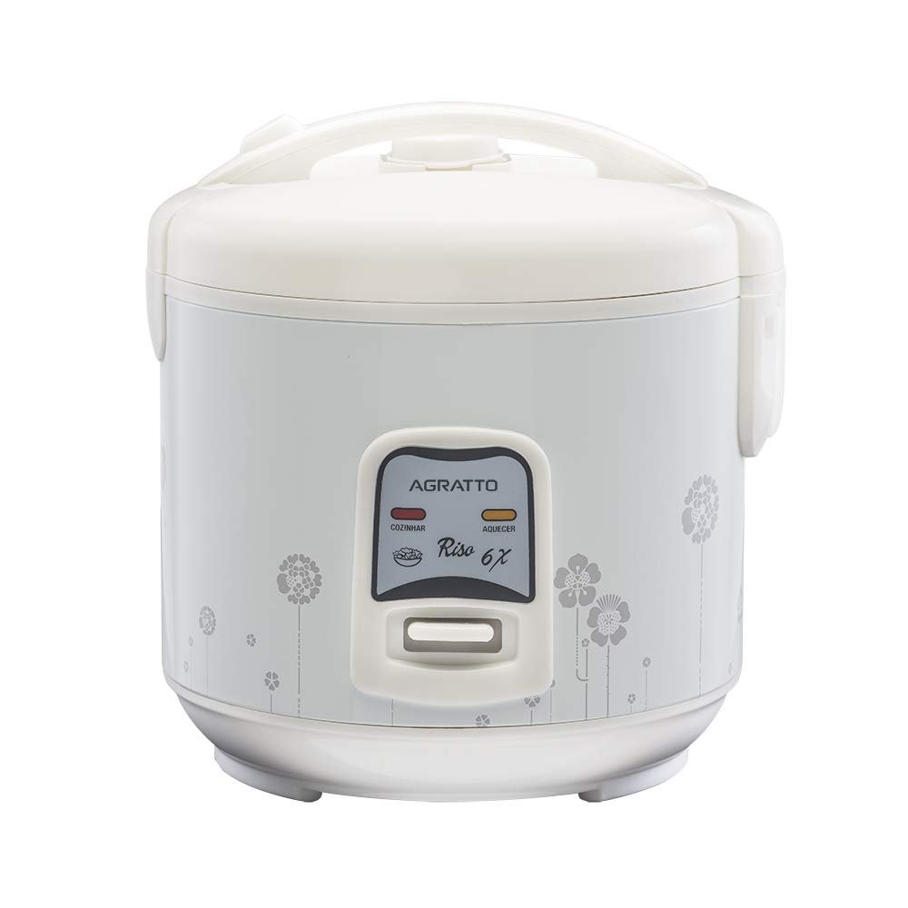 PANELA ELETRICA DE ARROZ RISO PA6X 127V AGRATTO, Agratto, 5518, Branco