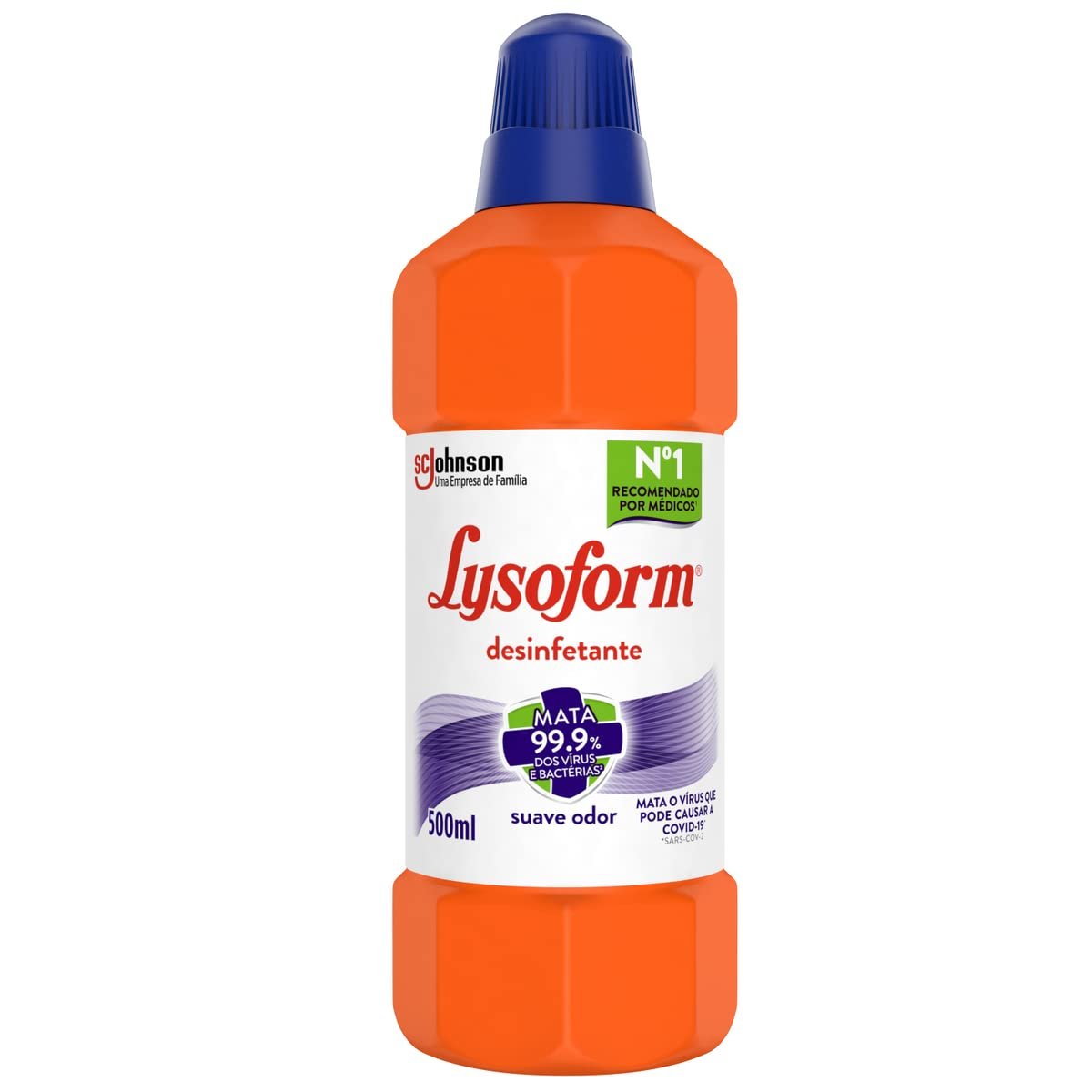Lysoform Suave Odor Desinfetante Líquido Limpeza Pesada, 500ml