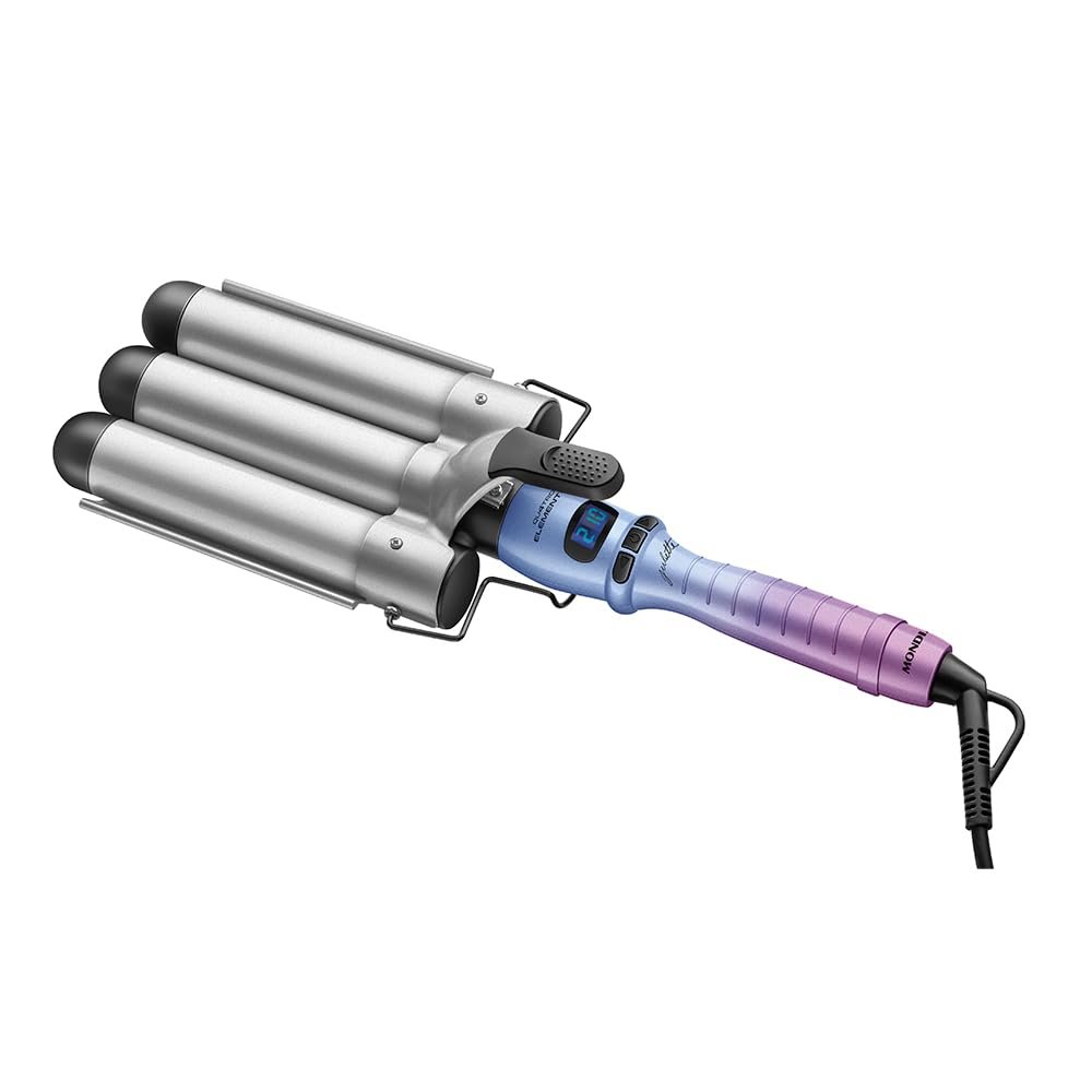 MONDIAL Modelador de Cachos Triondas By Juliette, Azul/Rosa, 180W, Bivolt - MCT-JU-03