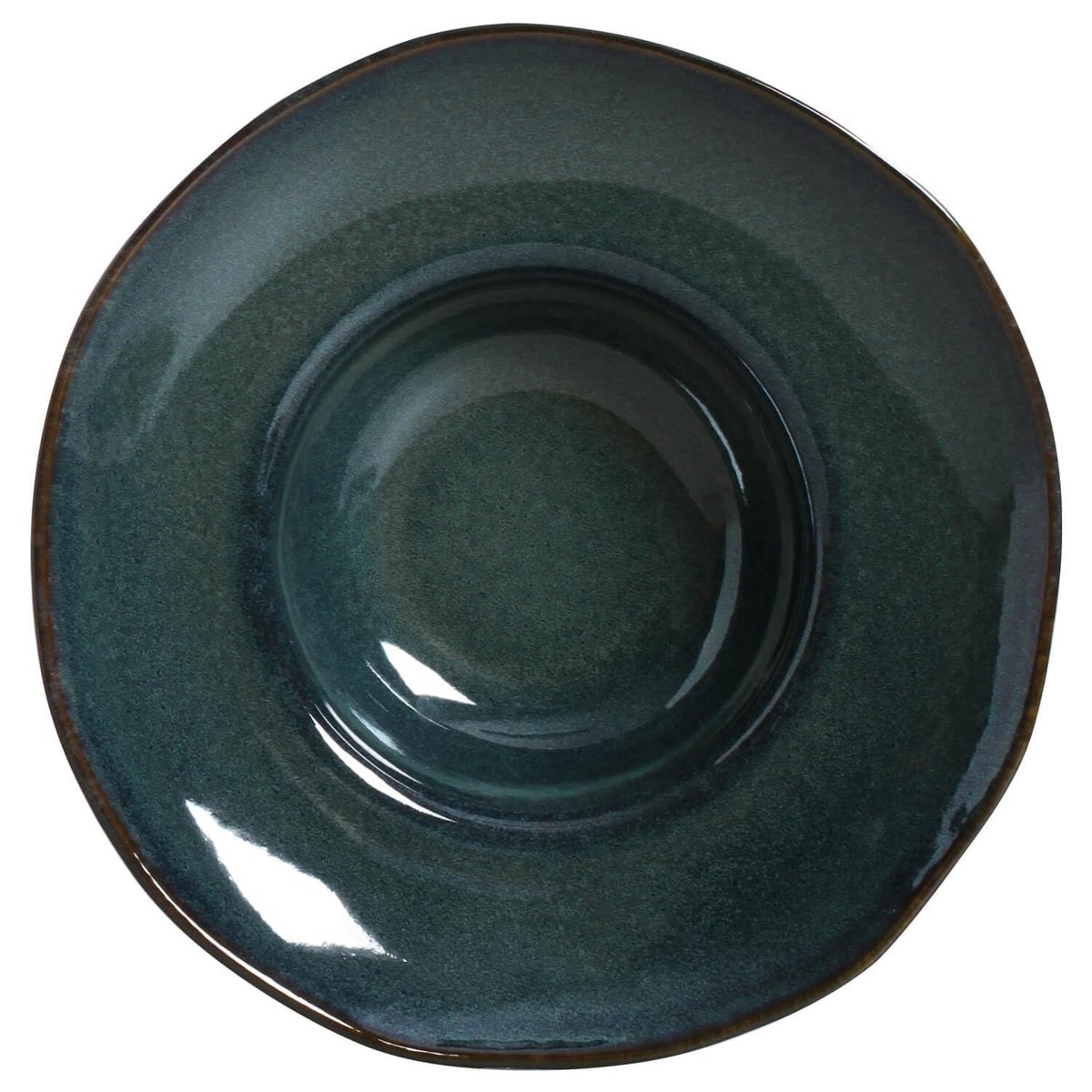 Porto Brasil Conjunto com 4 Pratos de Massa Orgânico Oceano Ø28cm 450ml