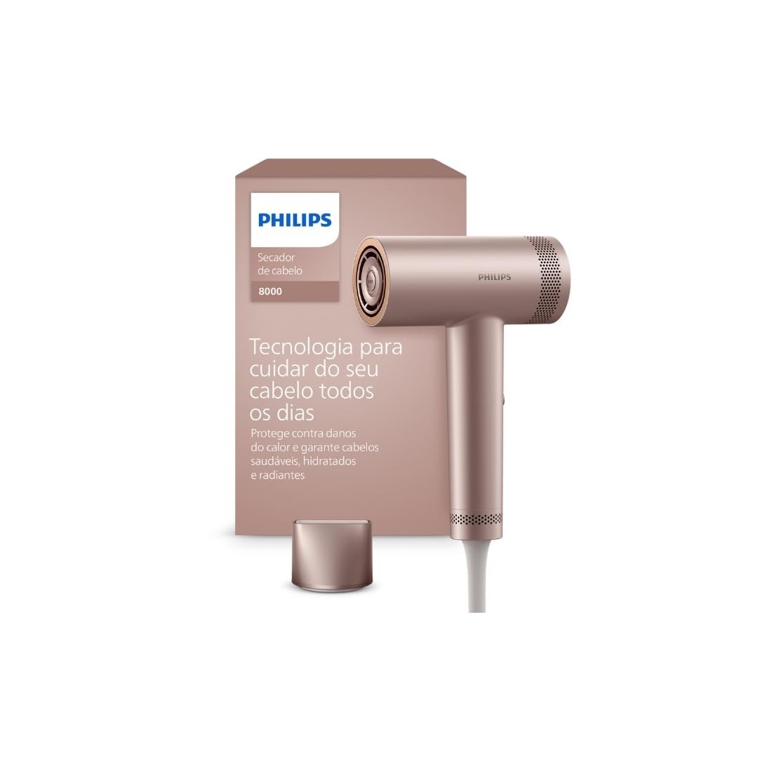 Philips Secador de Cabelo Série 8000 Secagem Ultrarrápida