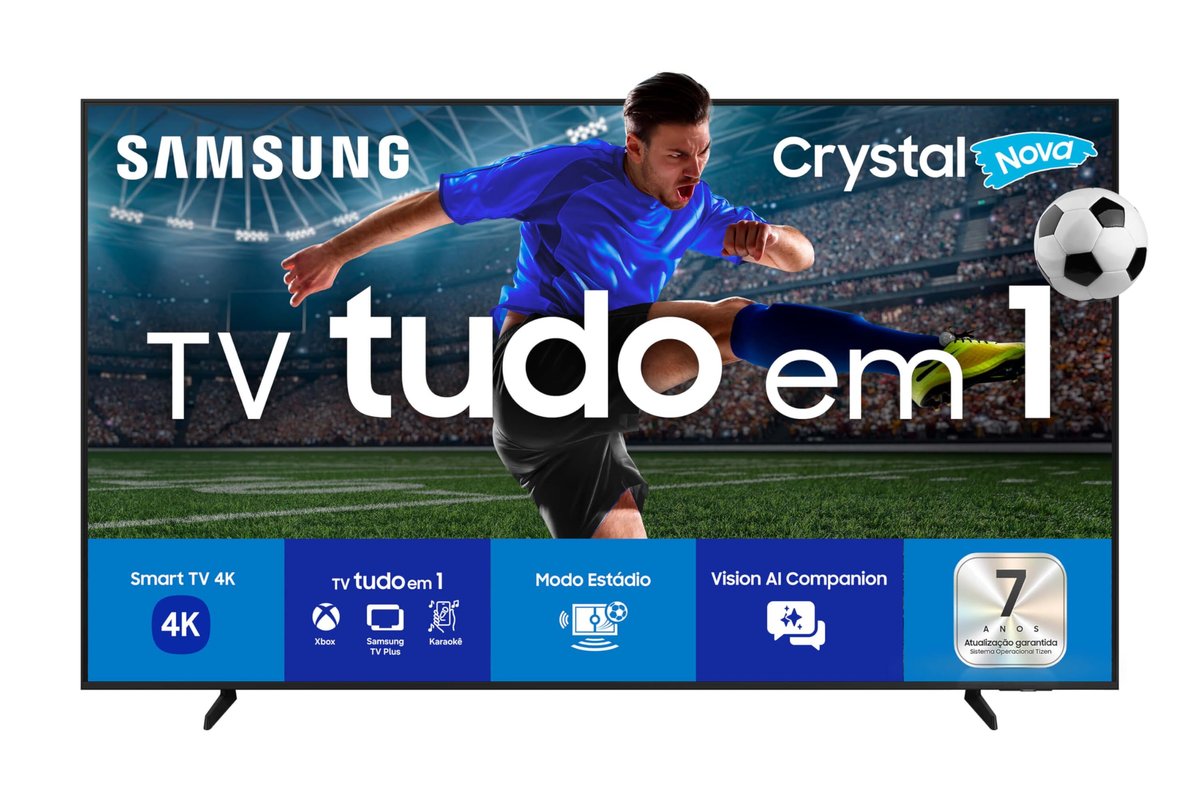 Samsung Smart TV 75" Crystal UHD 4K U8100F 2025