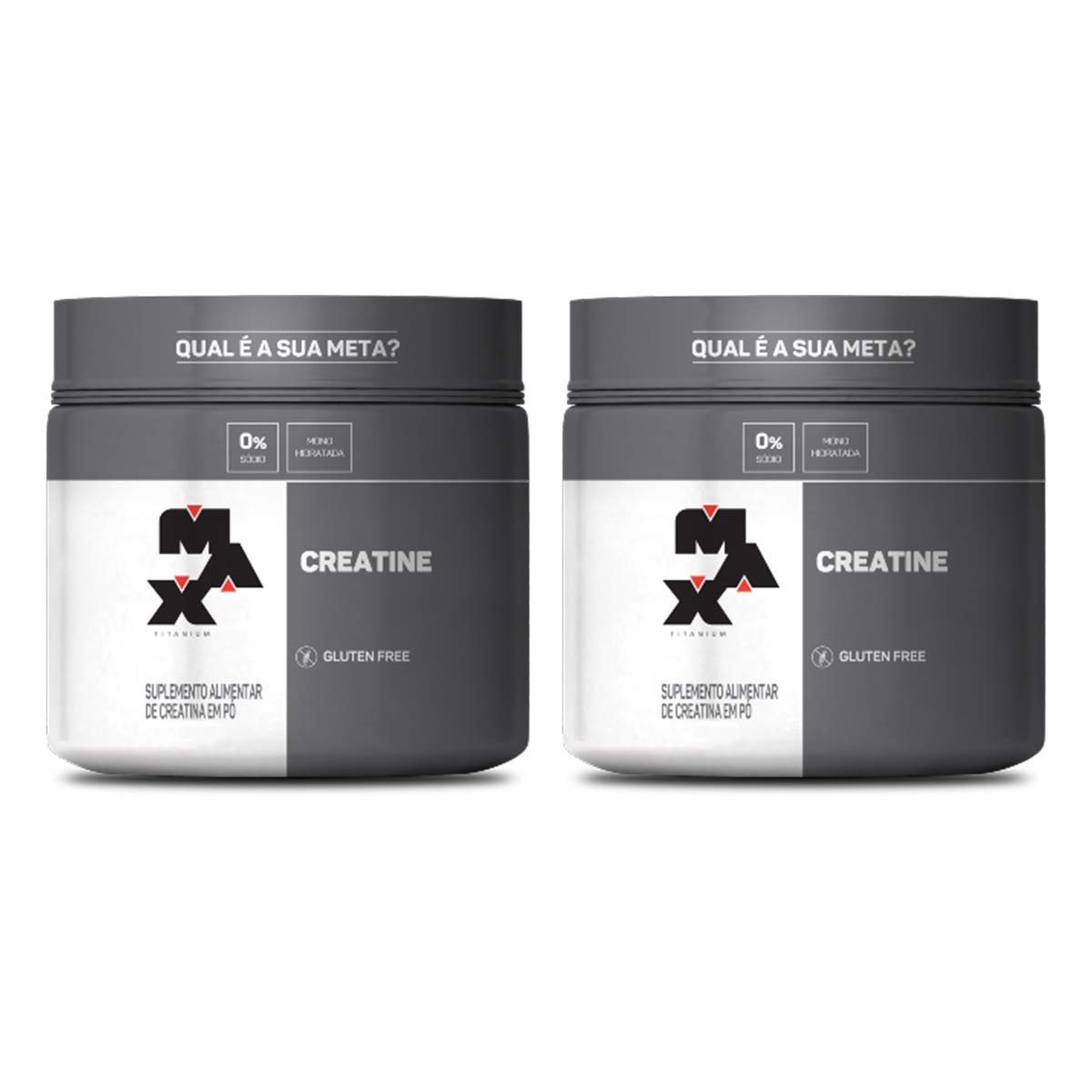 Kit 2x Creatina 300g Max Titanium