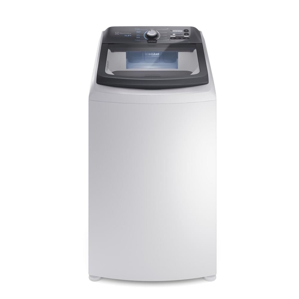 Máquina de Lavar Electrolux 14,5kg Branca Efficient Cesto Inox Jet&Clean 127v LEE15