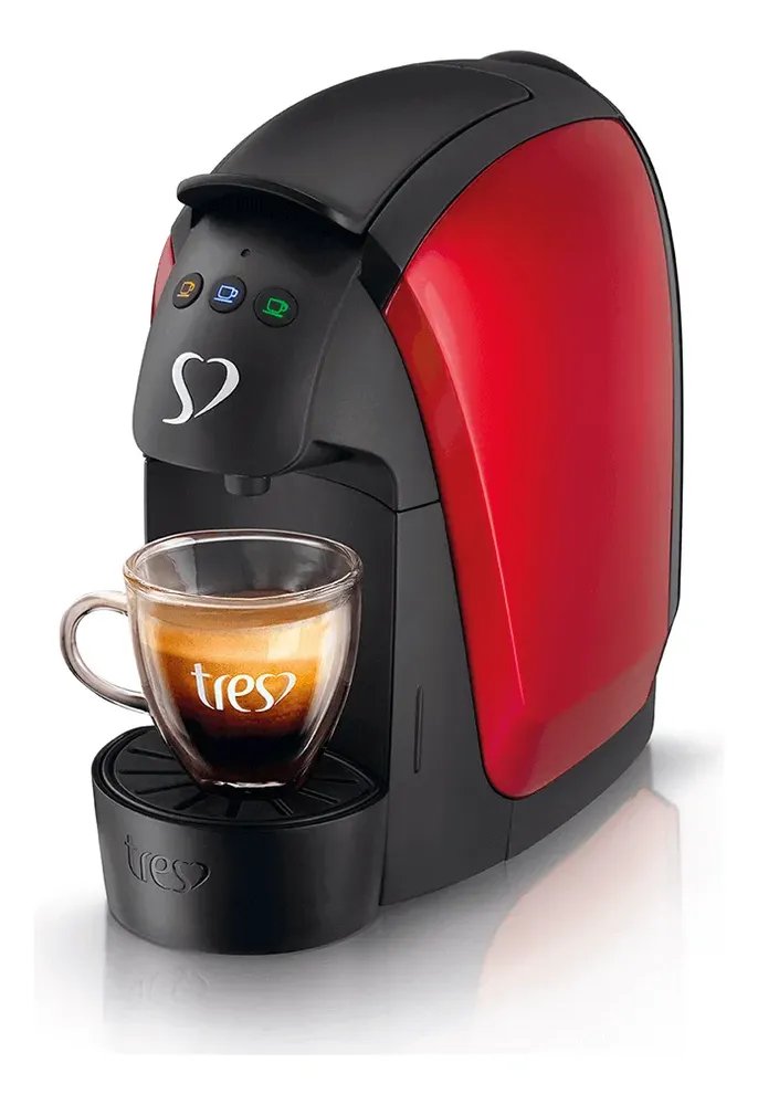 Cafeteira Espresso Três 3 Corações Luna Automática Vermelho 220v