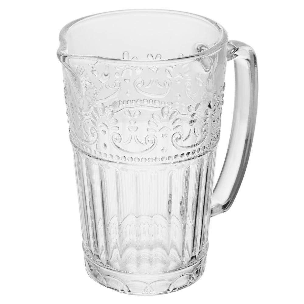 Jarra Wolff Mauve 750ml Cristal Wolff - Design Clássico e Lapidado para Sua Mesa Posta Ideal para Água Sucos e Bebidas