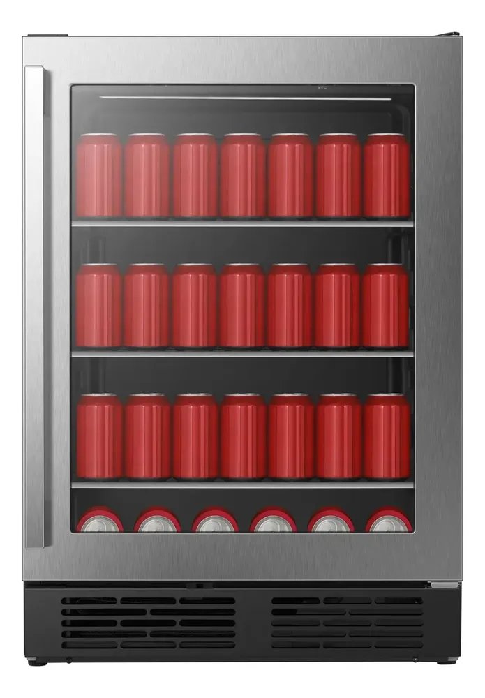 Geladeira de bebidas Hisense capacidade de 140 Latas 152L- HBL-14W1ANQRI