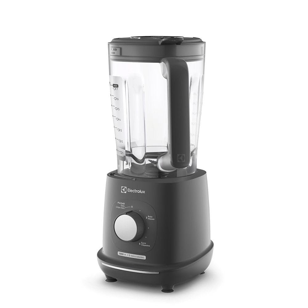Liquidificador Electrolux 1000W 2,7L Efficient com TriForce 5 Velocidades Cinza EBL1000 220V