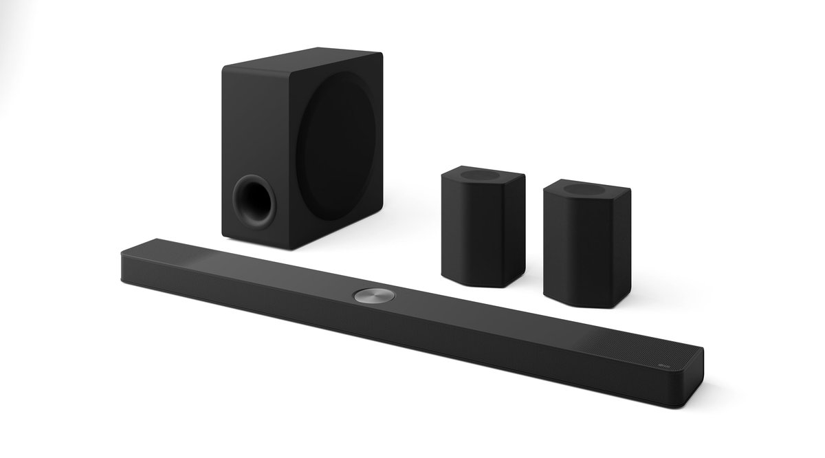 Home Teather Soundbar LG 810W RMS, Dolby Atmos, 9.1.5 Canais, Caixas de Som Traseiras - S95TR