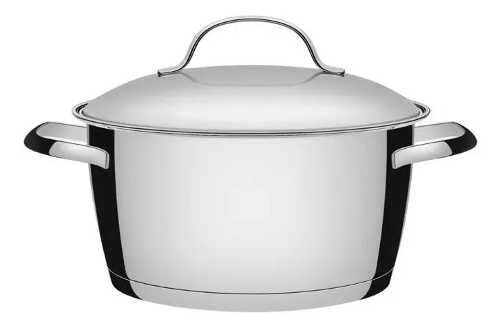 Caçarola Funda Allegra Aço Inox 18 Cm 2,2 L - Tramontina Aço Inoxidável