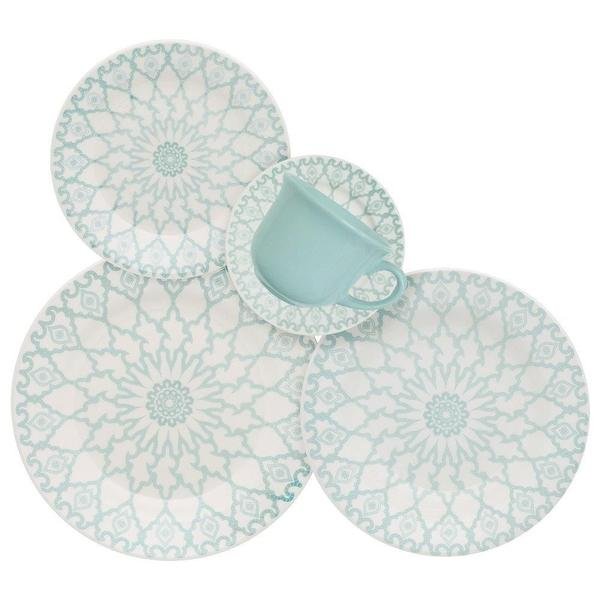 Aparelho de Jantar/Chá Biona,Mandala,20 Peças