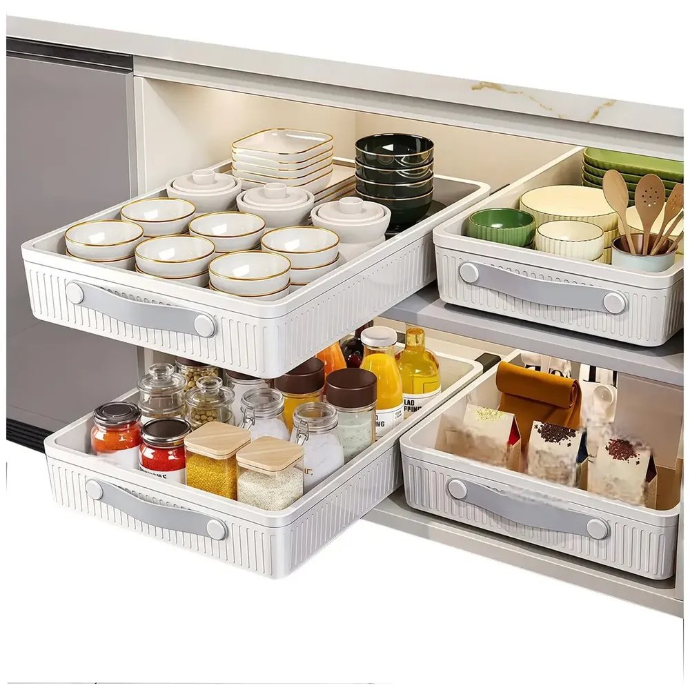 Organizador Deslizante para Armário de 40 x 25cm, sem Furar
