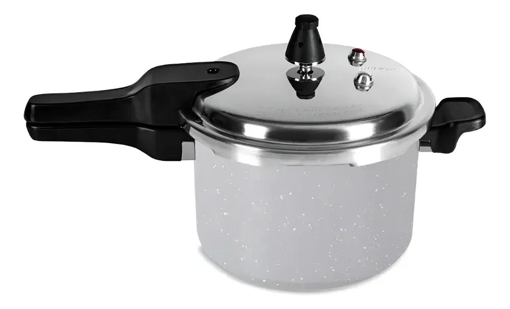 Panela De Pressão 4,2l Antiaderente De Indução Super Brinox Cor Cinza