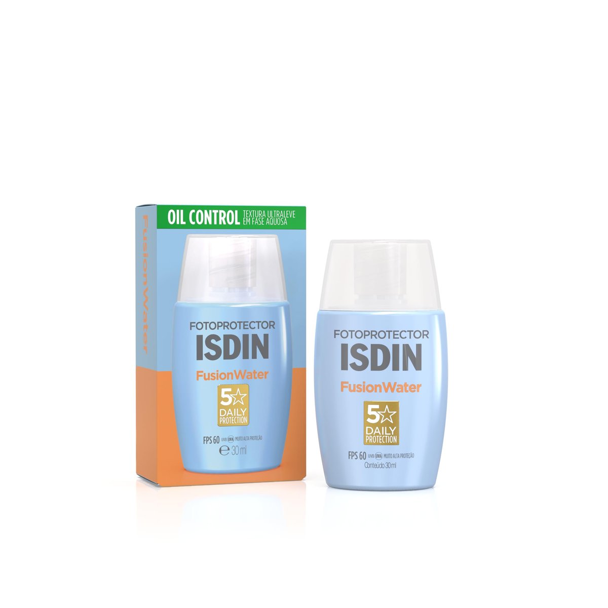 ISDIN Protetor Solar Facial Fusion Water 5 Stars