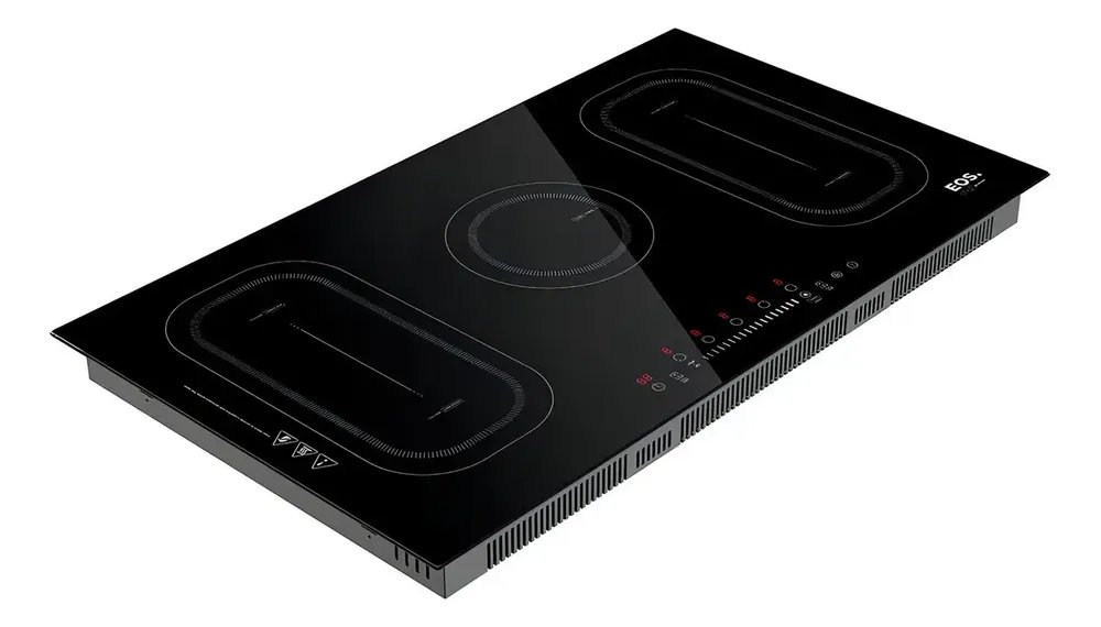 Cooktop De Indução 5 Bocas Eos 90cm 9500w Preto Eci05epf