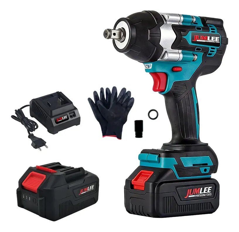 Chave De Impacto Sem Fio Brushless 68v Com Bateria 850n Azul-aço 127/220v 50hz/60hz